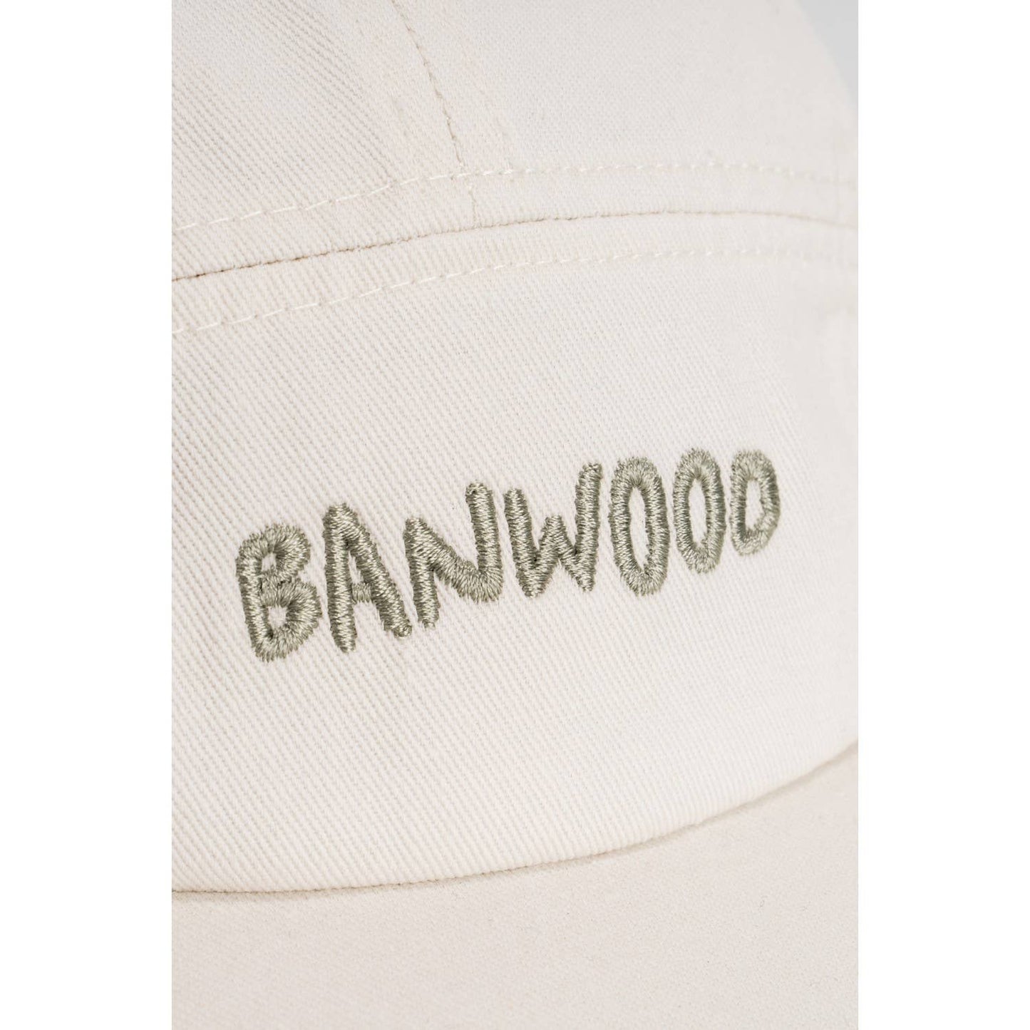 Banwood Washed 5 panel Cap - Cream