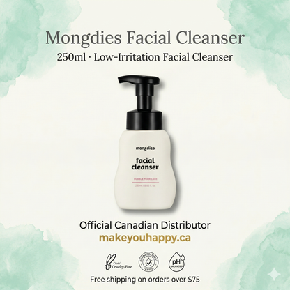 Mongdies Baby Facial Cleanser 250ml | Gentle Non-Foaming | Tear-Free