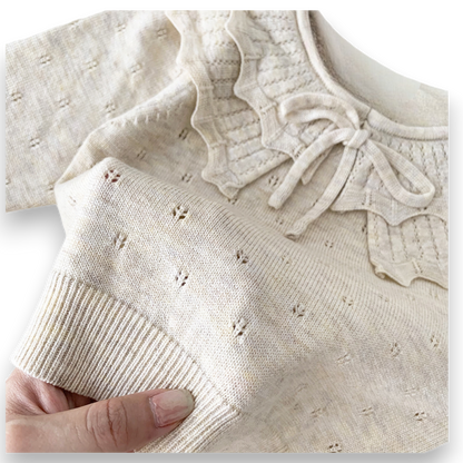 Annie & Charles® fine sweater with LOTUS collar