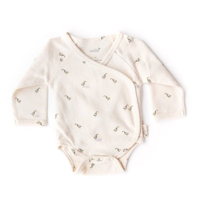 Organic Baby Bodysuit – Runner Ducks: Runner Ducks / Newborn
