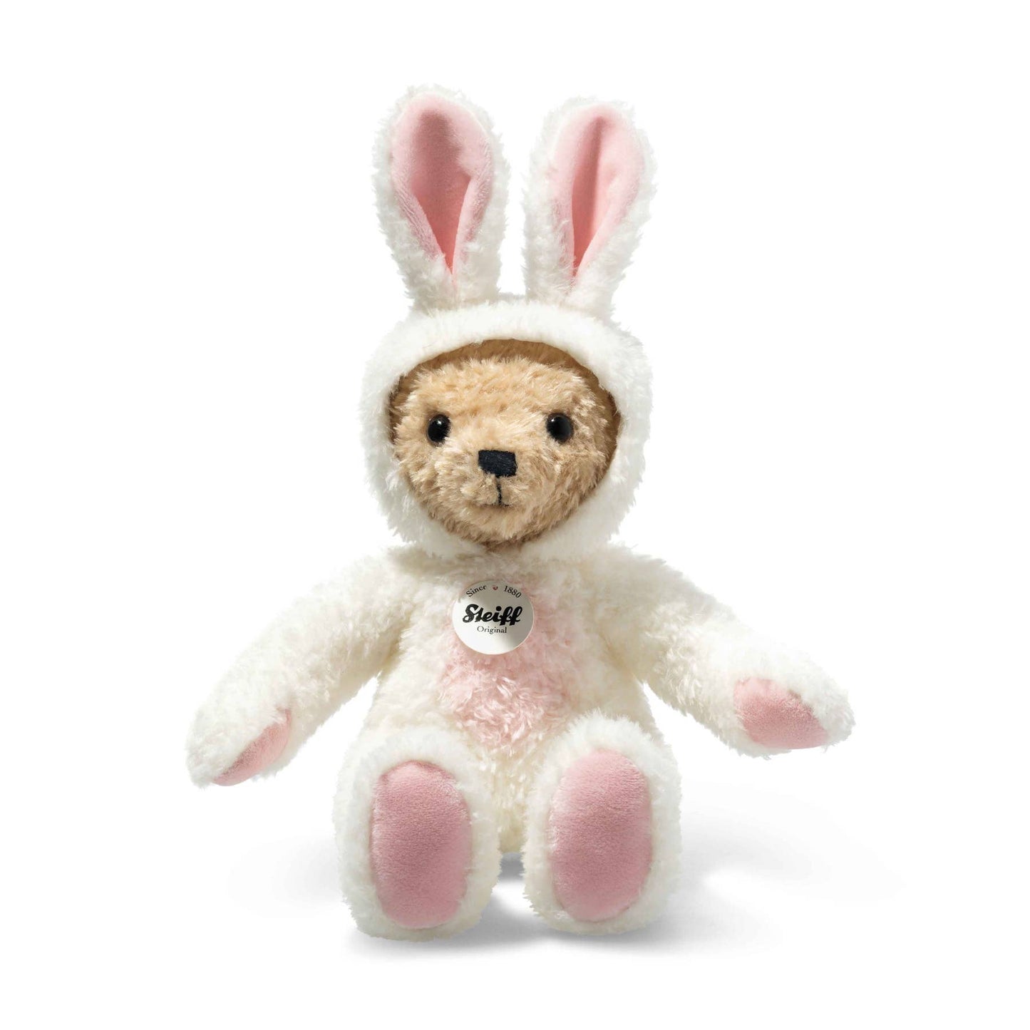 Teddy Bear with Easter Bunny Hoodie Costume 11 Inches