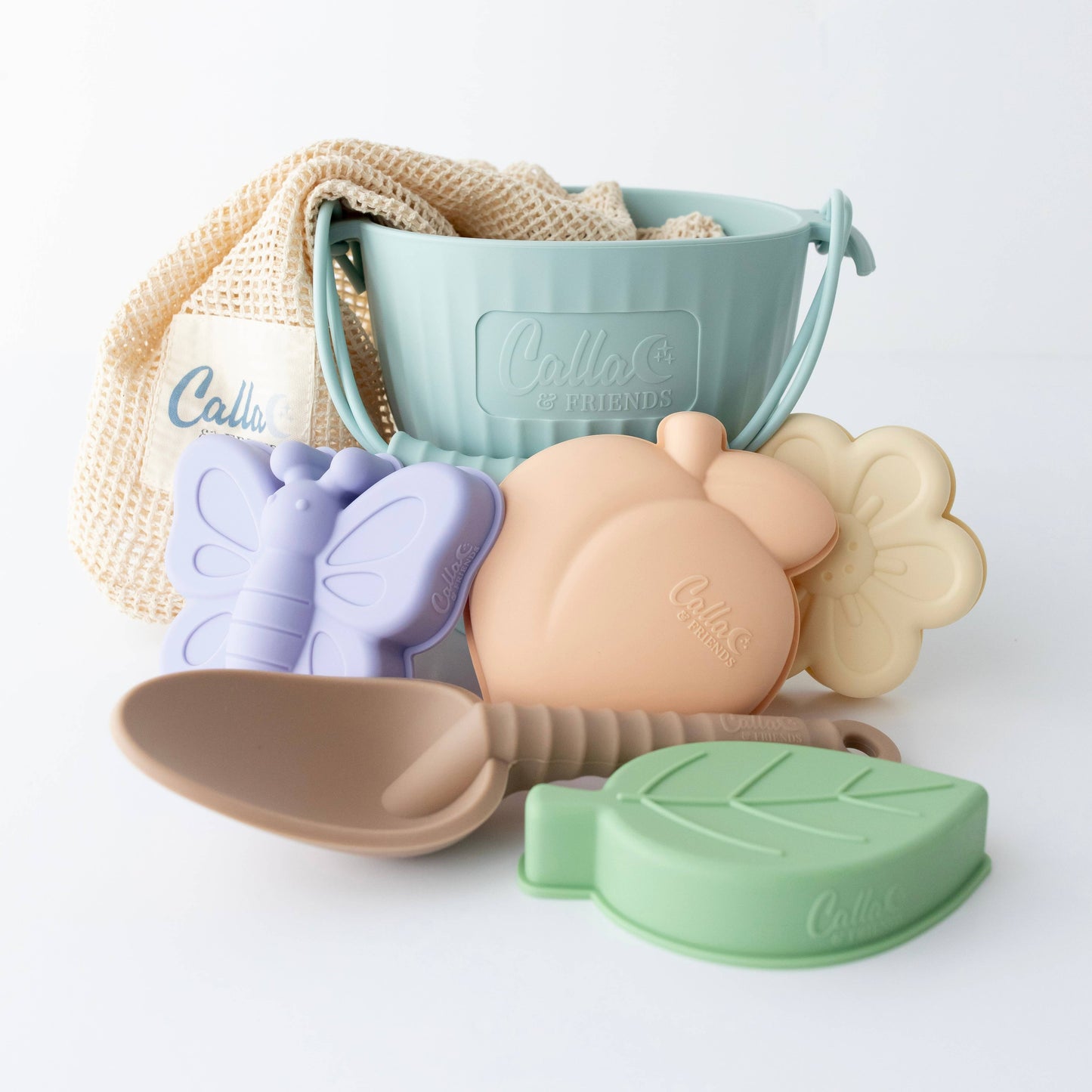 Peach Blossom Silicone Beach Toy Set