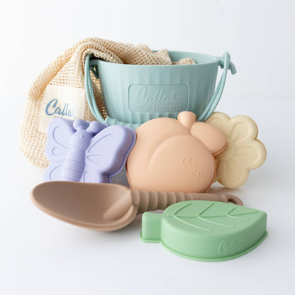 Peach Blossom Silicone Beach Toy Set