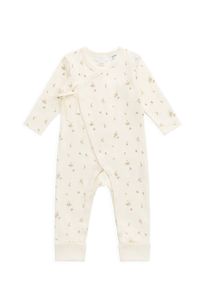 Organic Cotton Pointelle Estelle Onepiece - Dina Antique