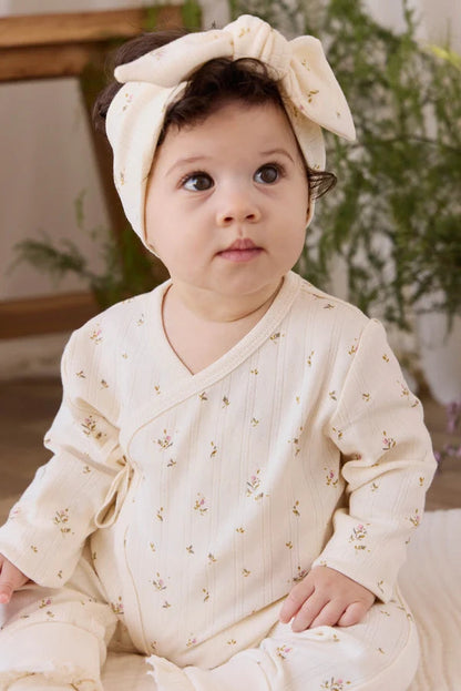 Organic Cotton Pointelle Estelle Onepiece - Dina Antique