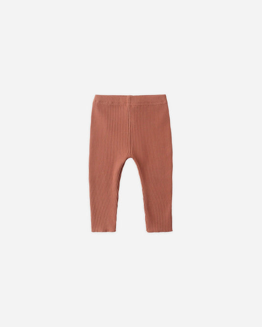 Ribbed Legging - Red