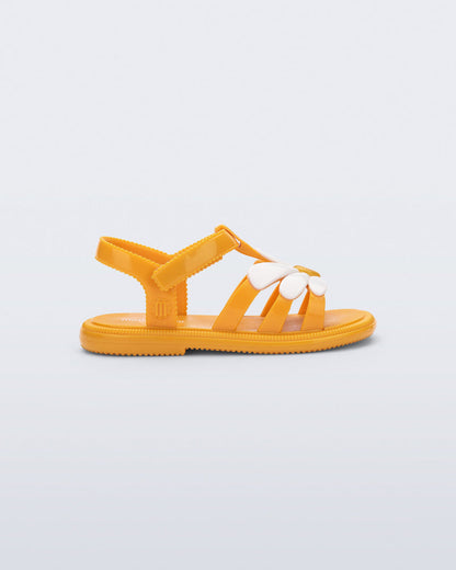 Mini Melissa Hip Bloomy Baby Sandals: Orange