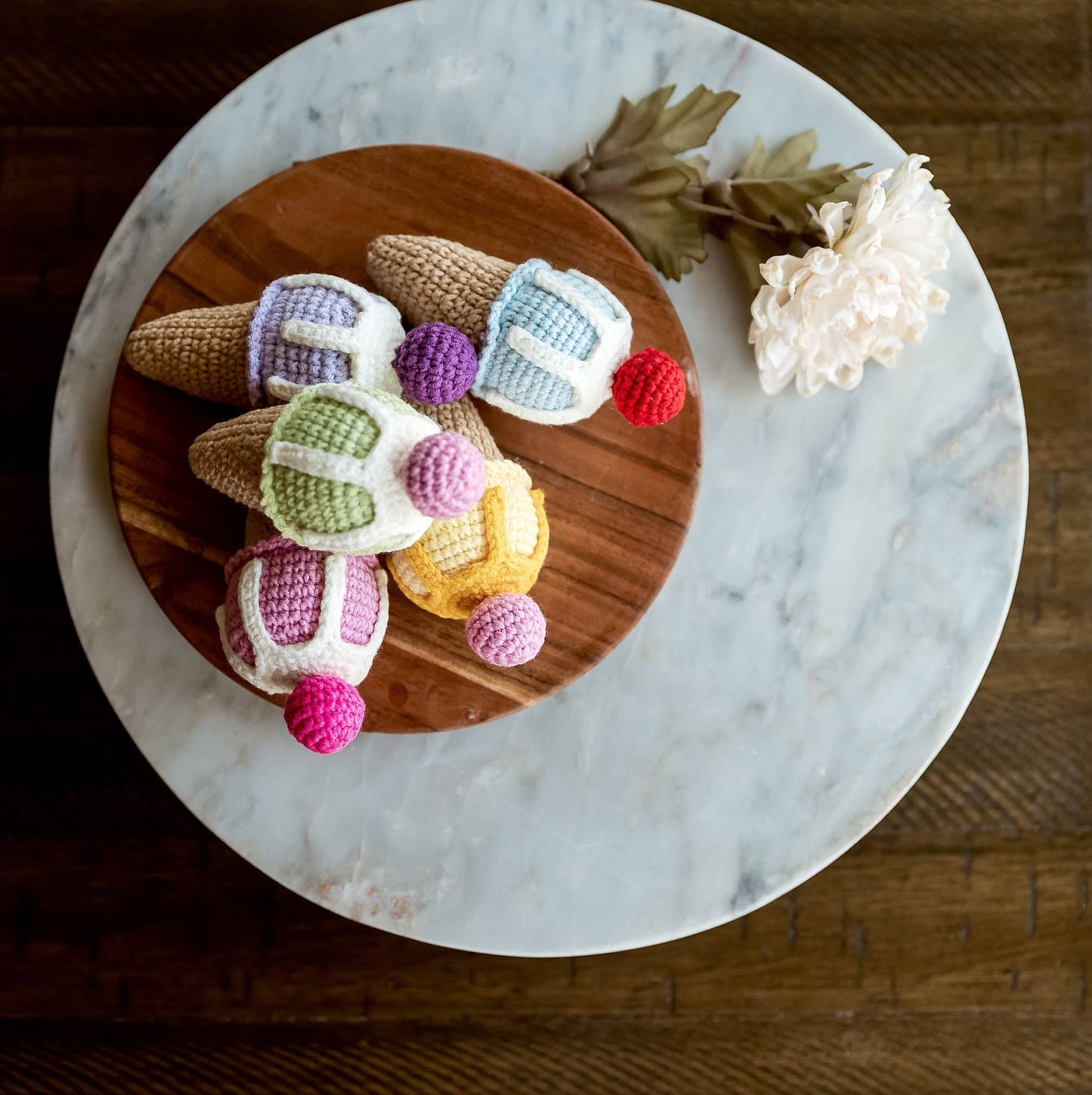 Ice Cream Montessori Toy: 1 green ice cream