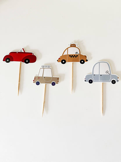 Car Cupcake Toppers