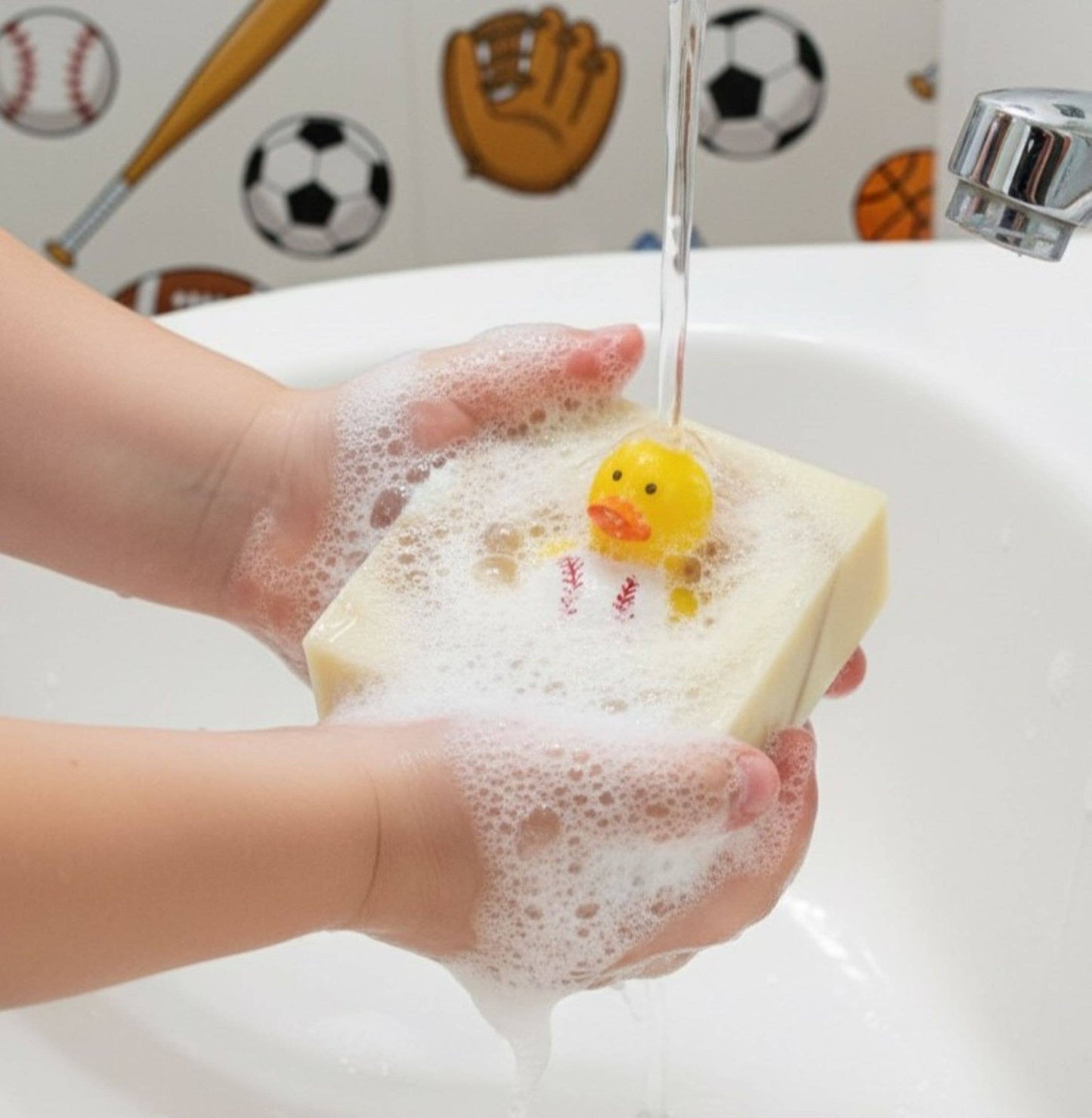 All-Star Clean Handmade Soap Bar for Kids VEGAN COLD PROCESS