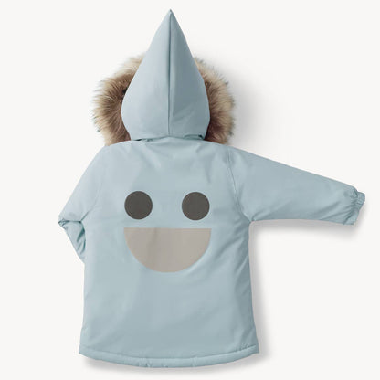 Warm Waterproof & Snowproof Kids' Winter Coat (Ice Blue)