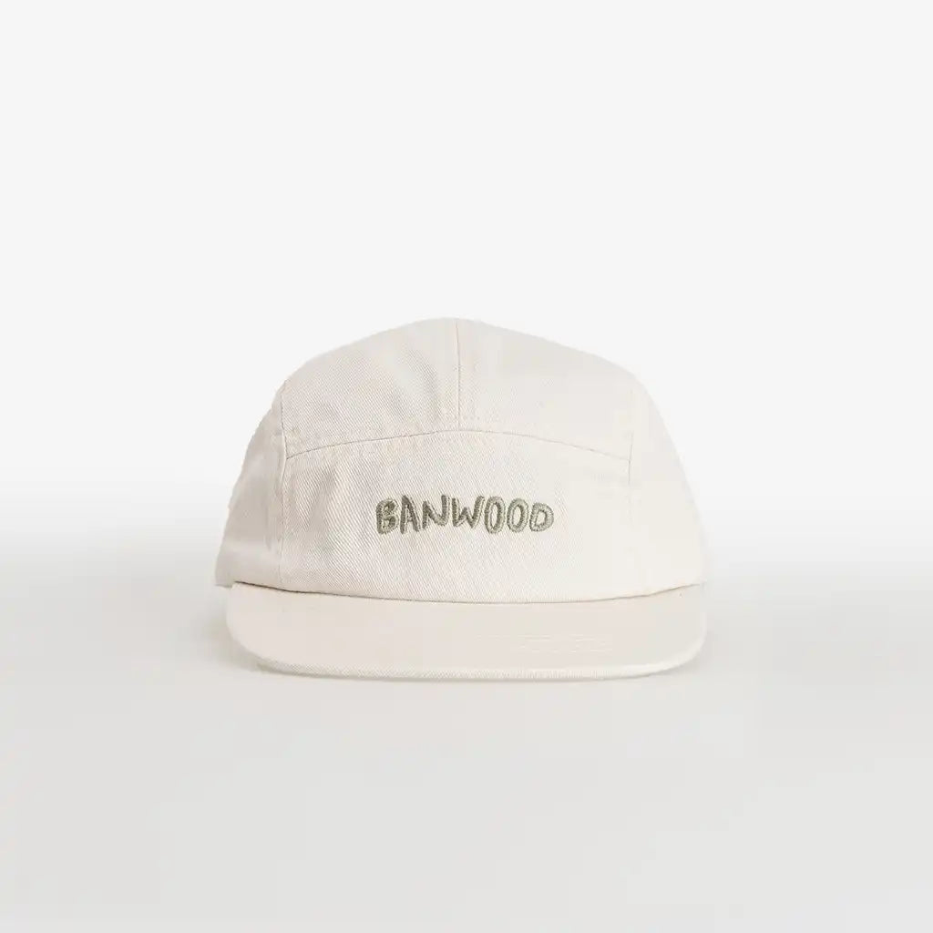 Banwood Washed 5 panel Cap - Cream