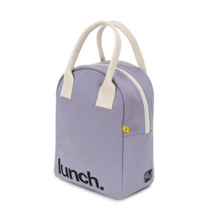 Zipper Lunch Bag - ‘Lunch’ Lavender