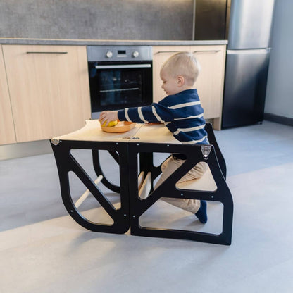 Transformable Kitchen Tower Securestep, Highchair+Tray Combo