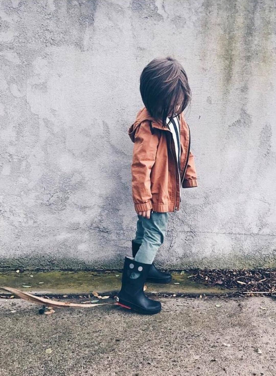 WISTITI Kids Rain Boots - Eco Rubber - Black: 21