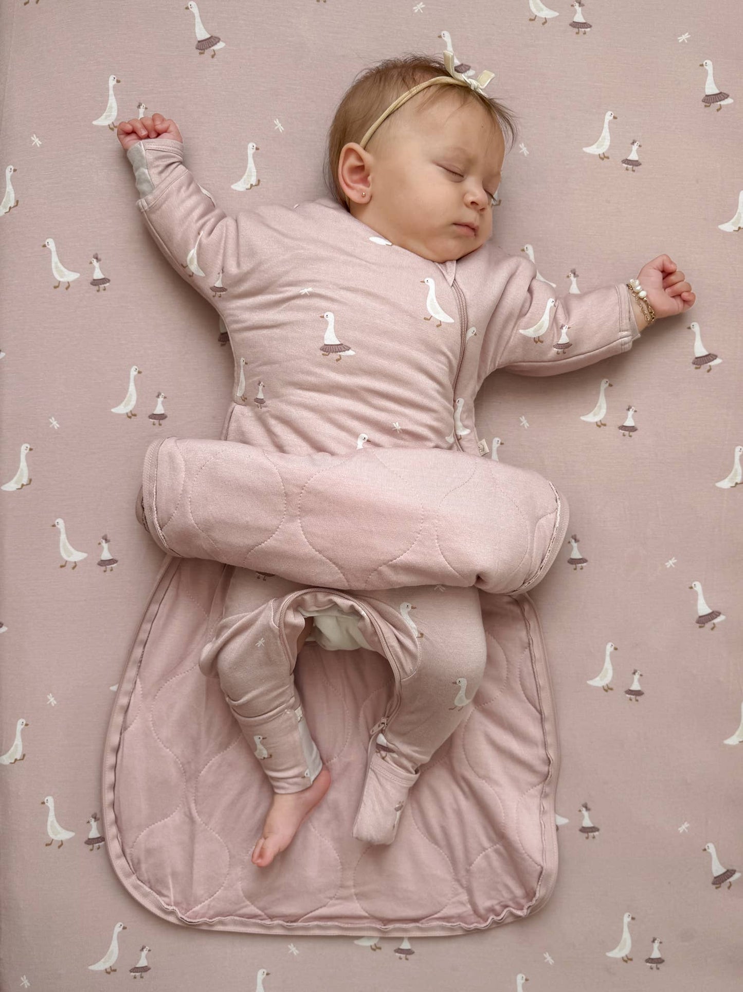 Long Sleeve Transitional Swaddle Sleep Sack 0.5 TOG 3-6M