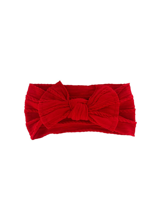 Red Bow Headband