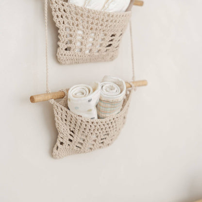 Charlie Farmhouse 3 Tier Toy Hanging Wall Storage