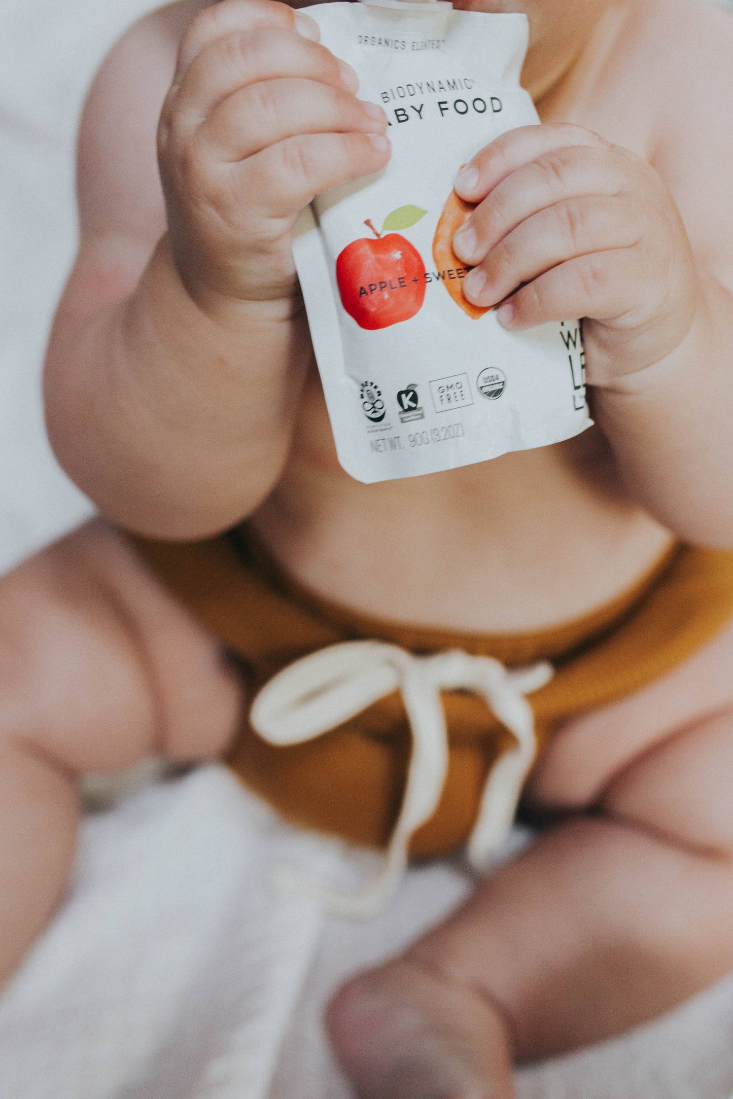 Organic Regenerative Apple+Sweet Potato+Beet Puree: 24 (90g) pouches