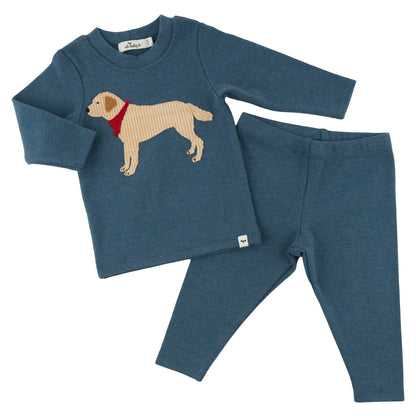 Oh baby! Two Piece Set - Lab Bandana - Ocean