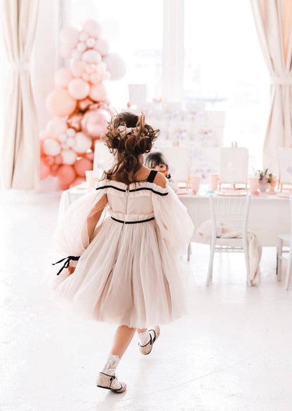 Coco-Caramel Tulle Dress: 8 Years