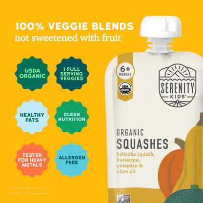 Organic Squashes (6 Pouches)