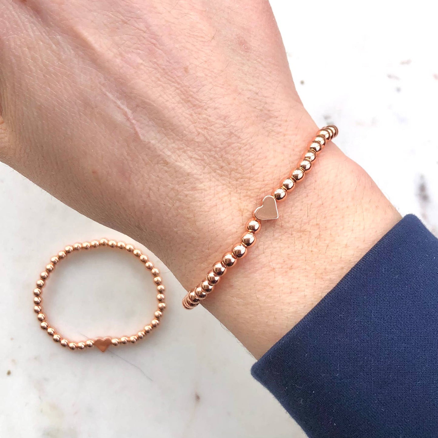 Tiny Heart Mother Daughter Matching Bracelets