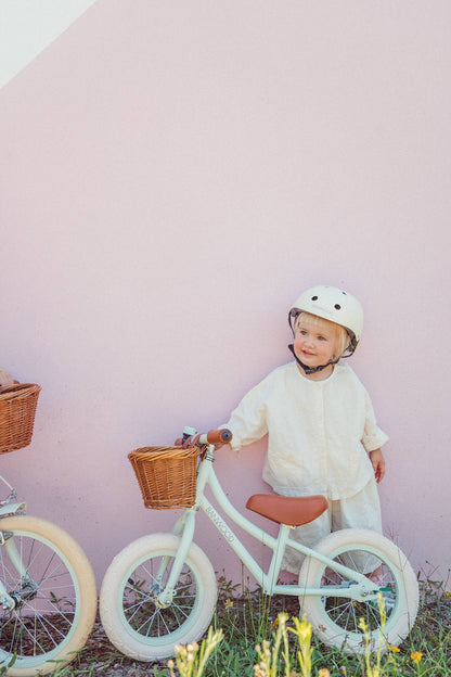 BANWOOD BALANCE BIKE 12" FIRST GO VINTAGE - PALE MINT
