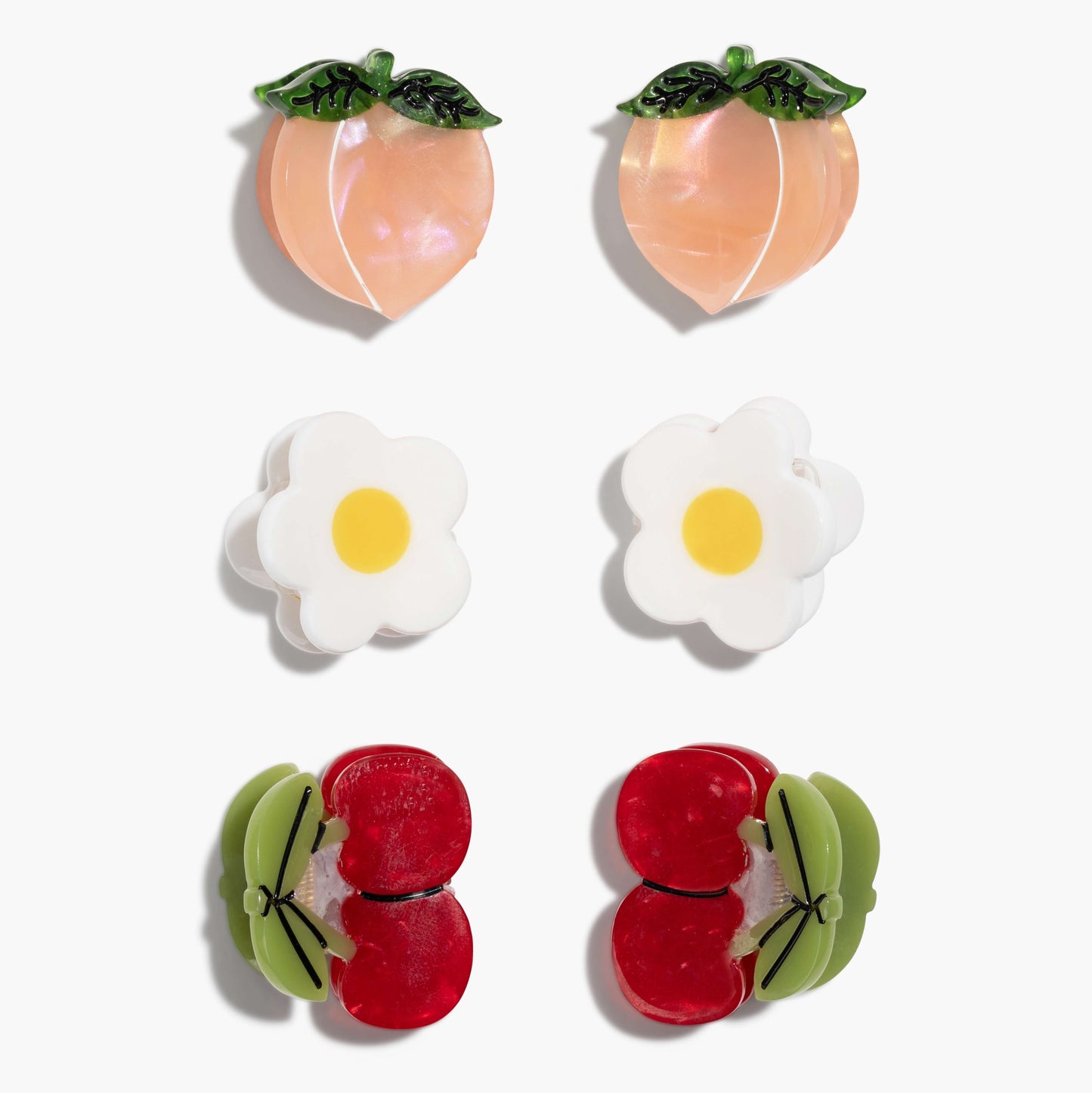 PREORDER: Micro Summer Orchard Hair Claw Clip Set