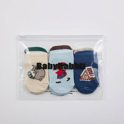 BabyRabbit Storybook Socks Set: 1-3T