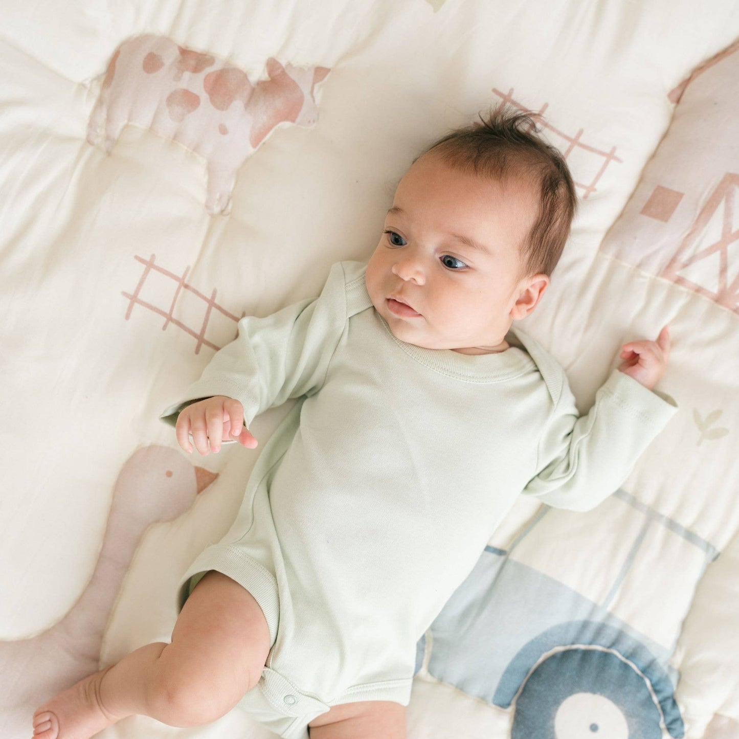 Charlie Farmhouse Quilted Play Mat