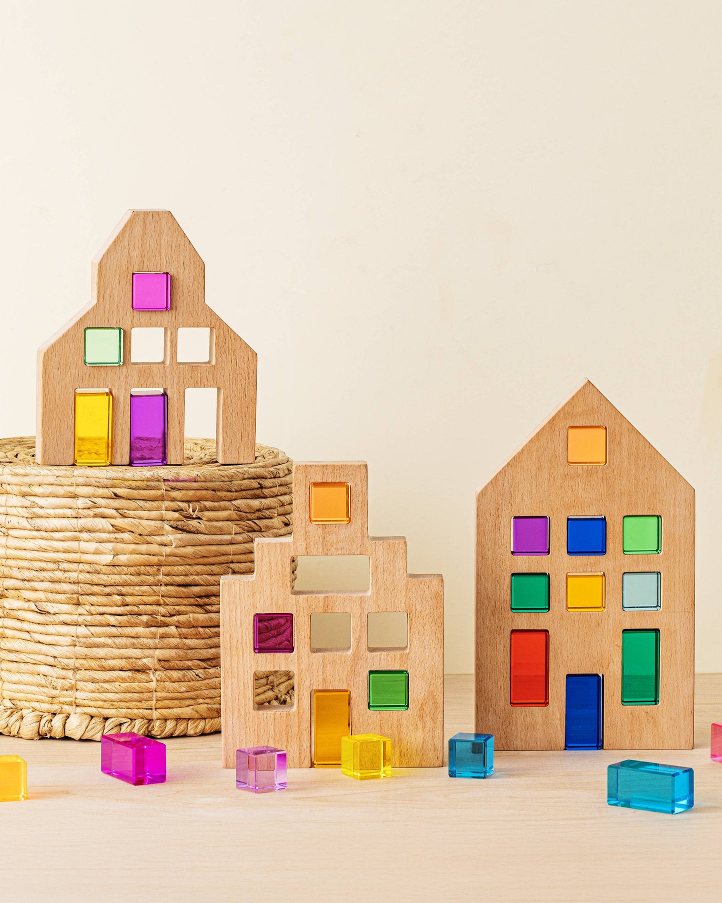 Riley City Blocks & Gems Set: Multicolor / L