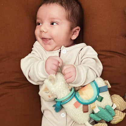 Itzy Friends Link & Love™ Activity Plush with Teether Toy: Unicorn