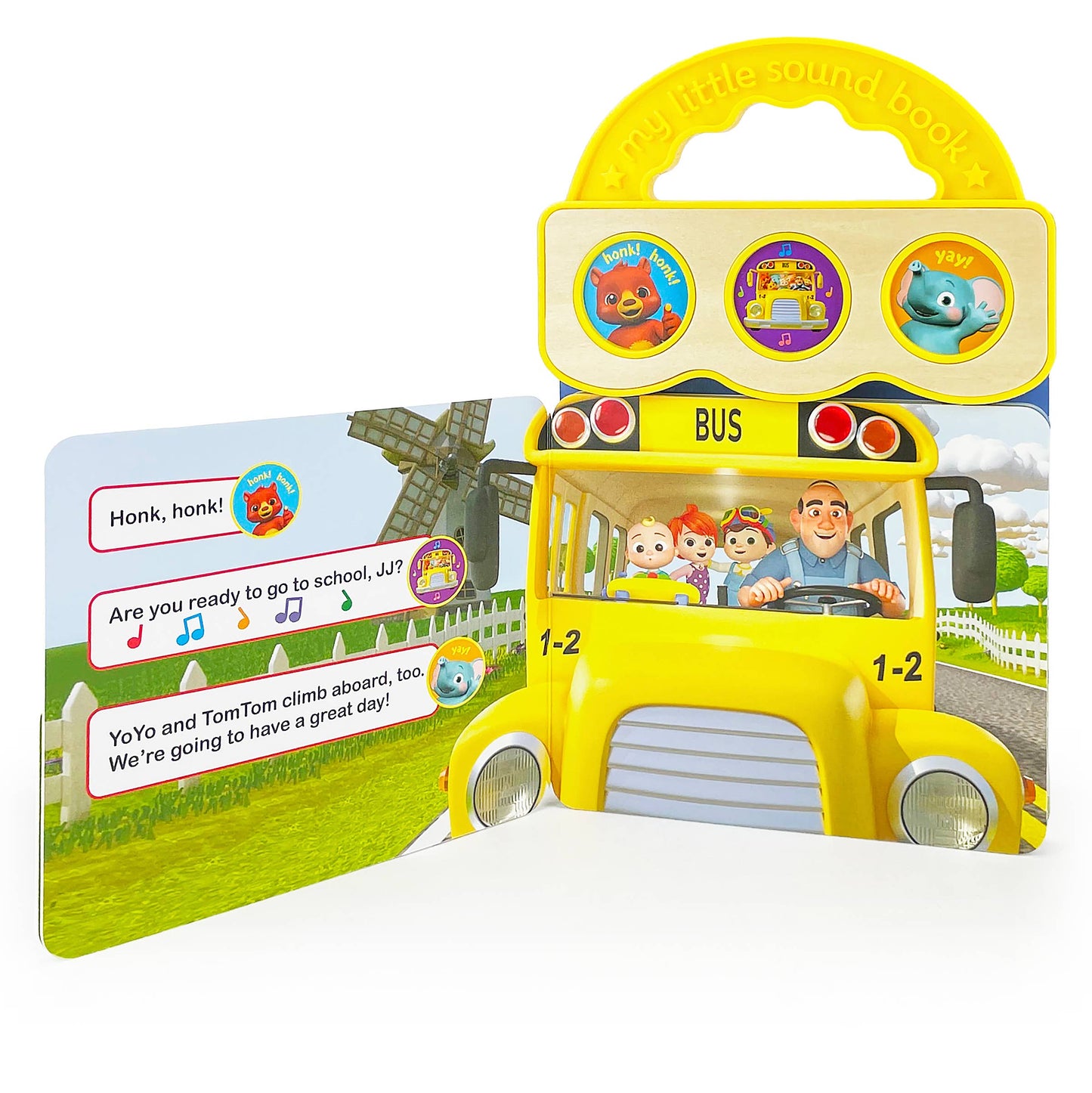 CoComelon Wheels on the Bus School Song Sound Book