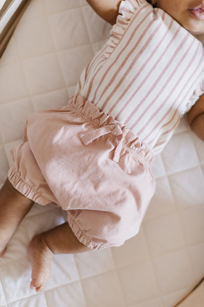Garment Dye Bloomer Short - Soft Peony