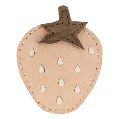 Nanoe Fruit Hairclip | Strawberry | Powder Nubuck