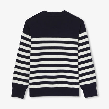 Child sailor sweater - Navy/White