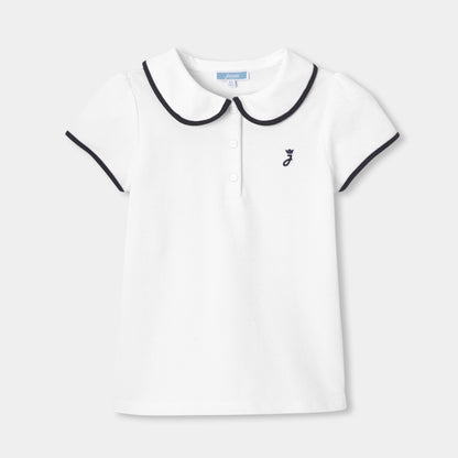 Girl short-sleeved polo shirt - Jacadi White