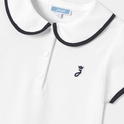 Girl short-sleeved polo shirt - Jacadi White