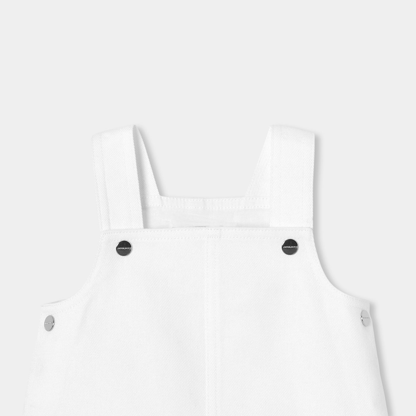 Baby girl twill pinafore dress - Jacadi White