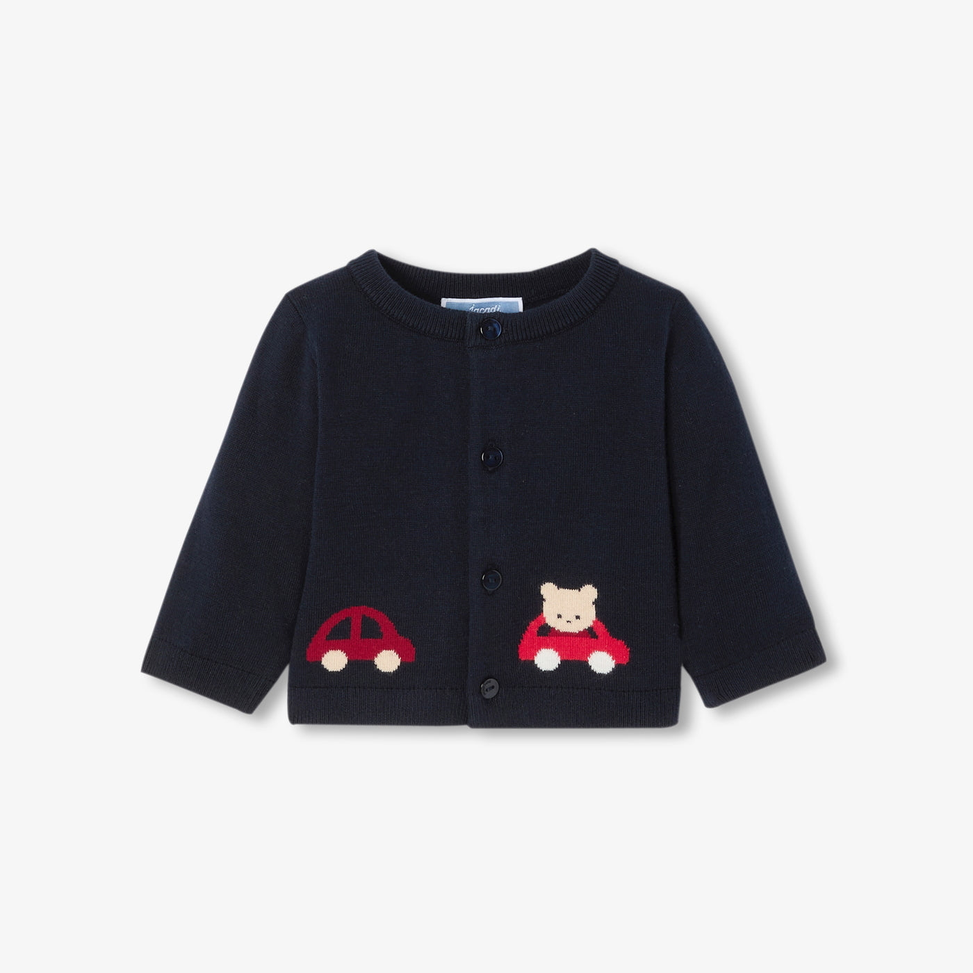 Baby boy soft knit cardigan