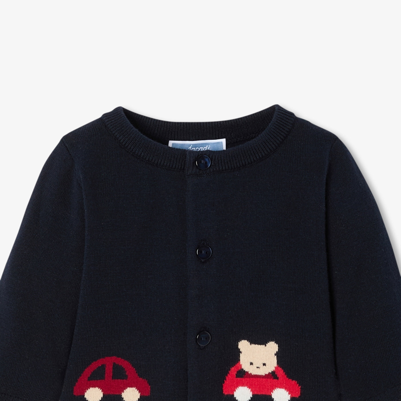 Baby boy soft knit cardigan