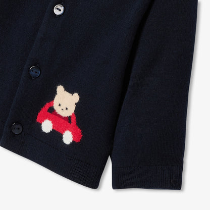 Baby boy soft knit cardigan