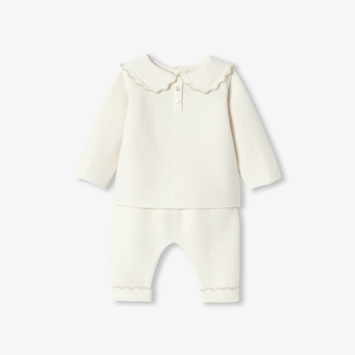 Baby Girl Garter Stitch Set