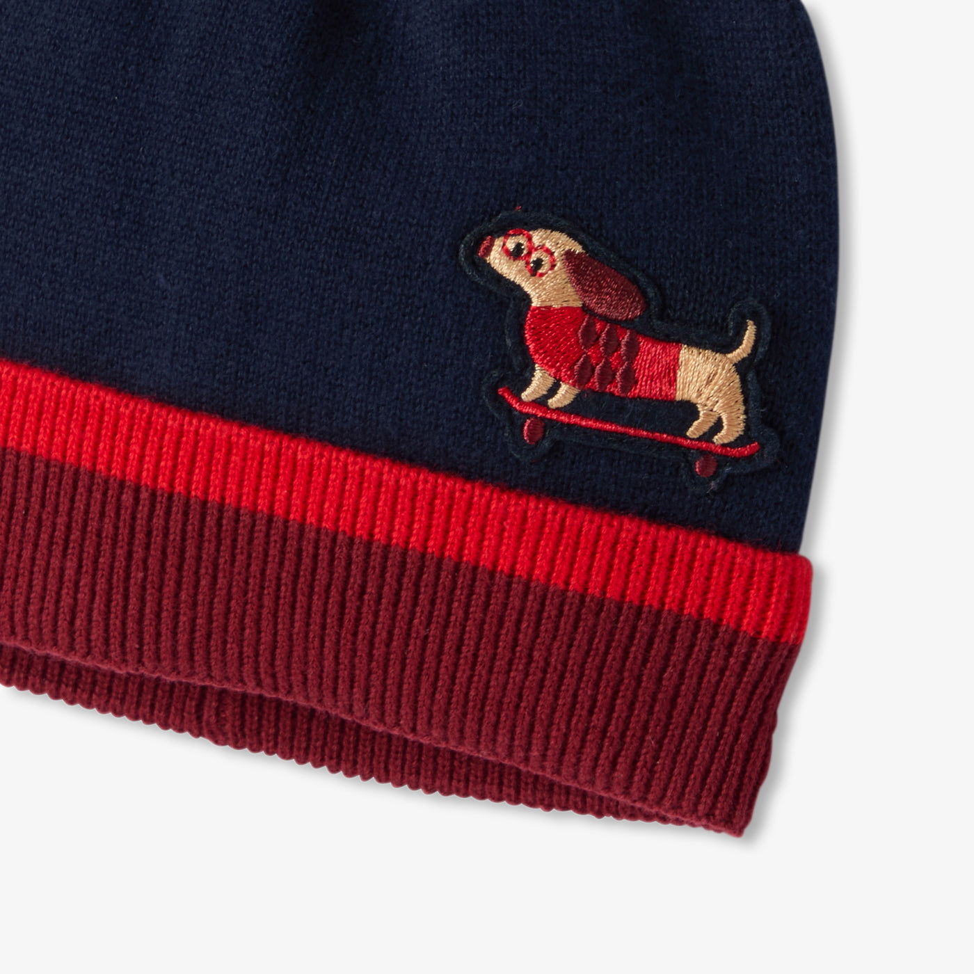Baby boy microfleece-lined beanie