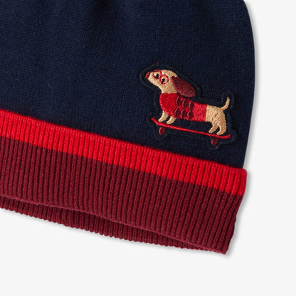 Baby boy microfleece-lined beanie