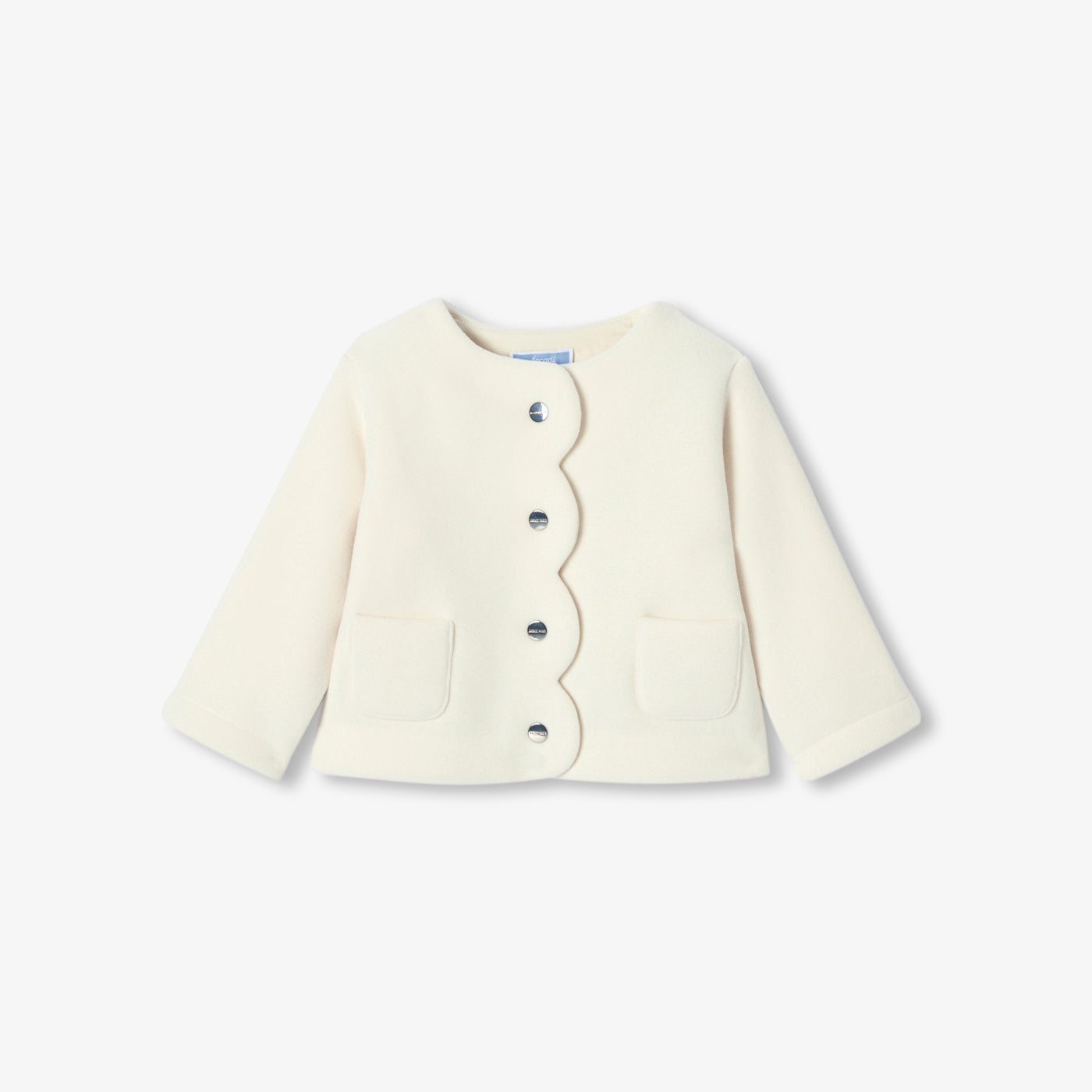 Baby girl microfleece cardigan