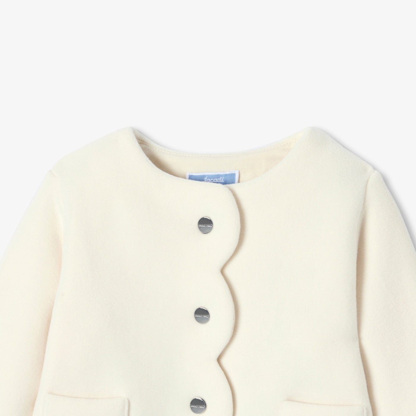 Baby girl microfleece cardigan