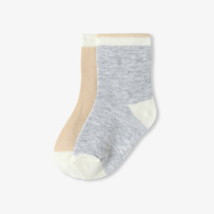 Baby socks duo - beige/multicolour