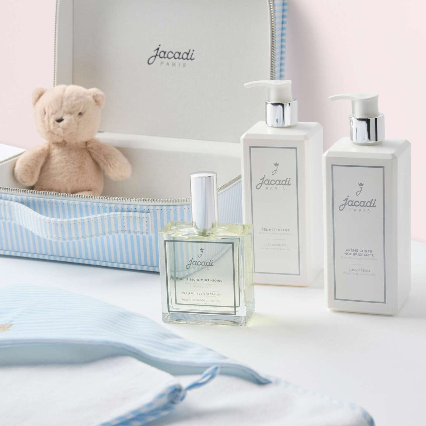 Cotton terry bath set